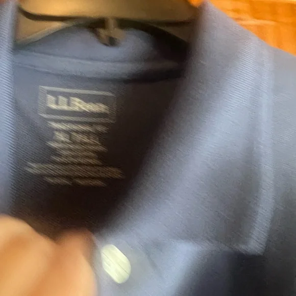 L.L. Bean XL Tall Blue Polo Shirt Casual Style NWT - Picture 3 of 5